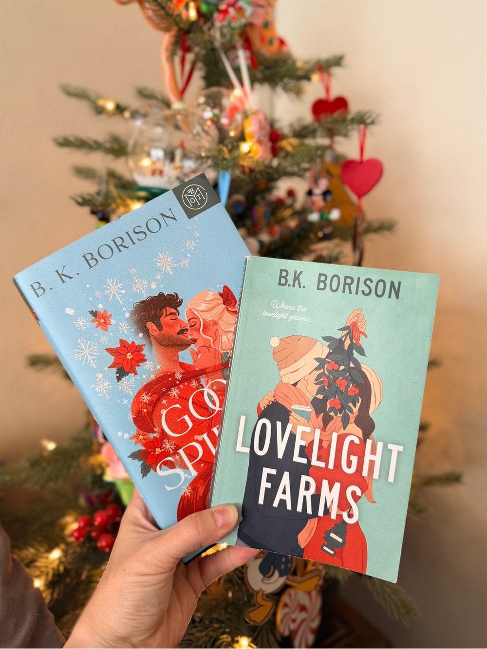 SALE! 25% off 4+ items! BK Borison Set of 2 Holiday Books (Used)
